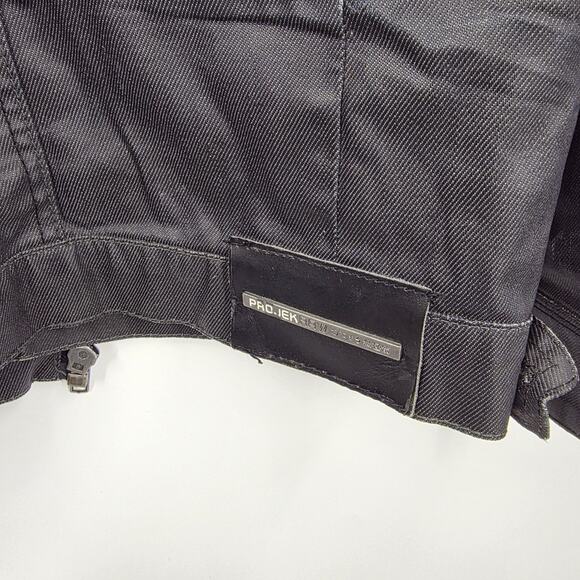 Projek Raw Mens S Black coated Denim Jacket - Picture 4 of 7